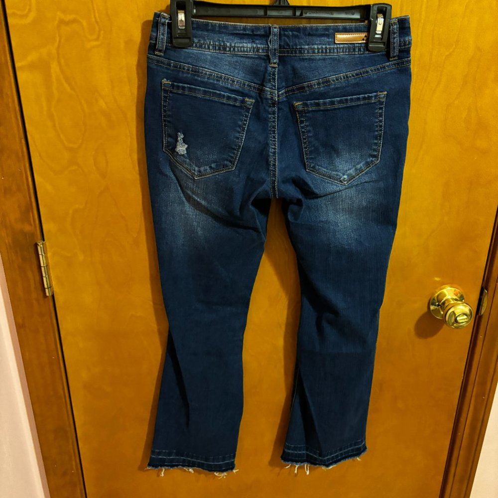dollhouse distressed cropped Farrah‎ jeans size 3 - Picture 10 of 16